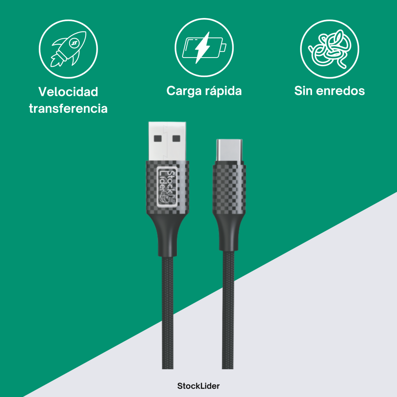 CABLE DE CARGA USB - TIPO C 1M M4 Ultra Pro