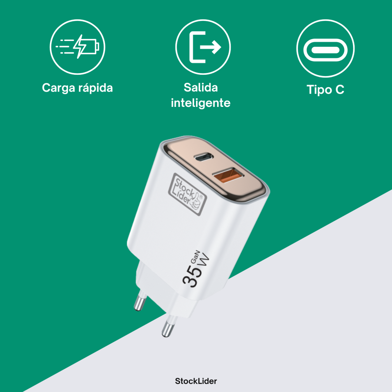 Cargador USB + Tipo C M4 Ultra Pro